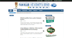 Desktop Screenshot of fanklub-kometa.cz